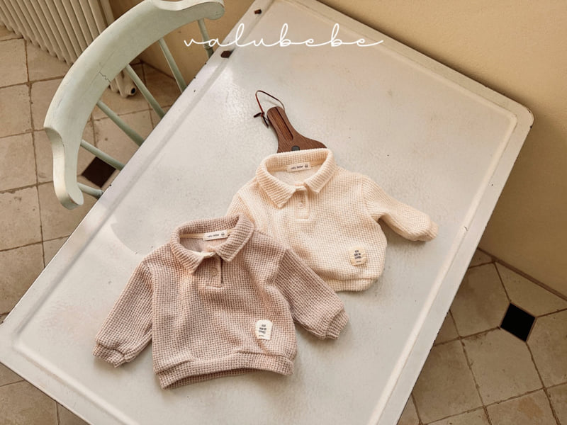 Valu Bebe - Korean Baby Fashion - #babywear - Dalkong Knit Collar Tee - 10