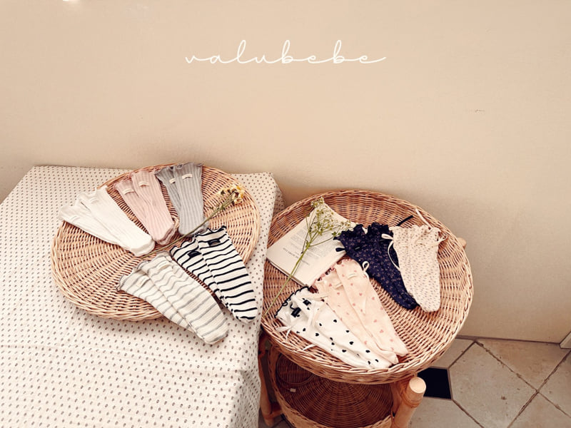 Valu Bebe - Korean Baby Fashion - #babywear - Striped Wave Socks - 6