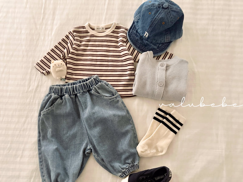 Valu Bebe - Korean Baby Fashion - #babywear - Tori Denim Pants - 7