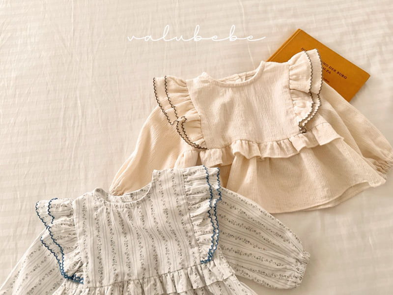 Valu Bebe - Korean Baby Fashion - #babywear - Berry Wing Blouse - 9