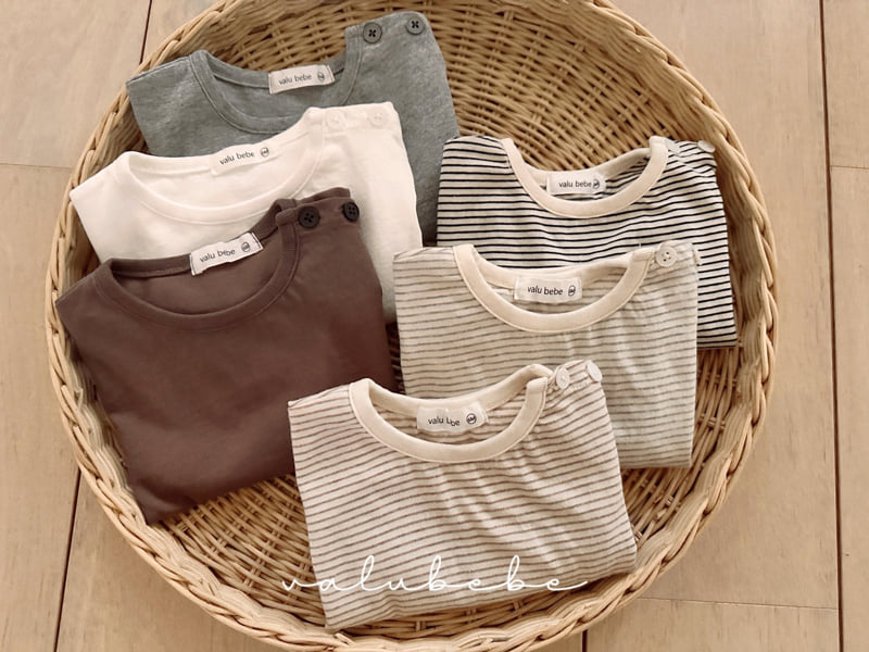 Valu Bebe - Korean Baby Fashion - #babywear - Daily Button Tee - 9