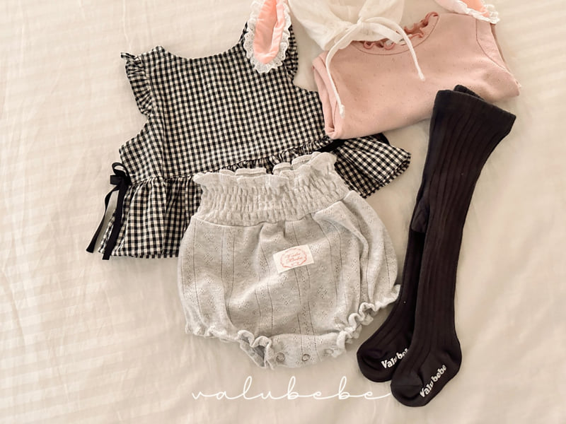 Valu Bebe - Korean Baby Fashion - #babywear - Eyelet Smocked Bloomers - 12