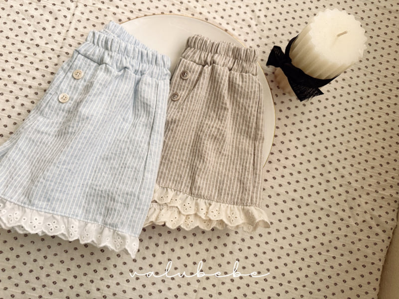 Valu Bebe - Korean Baby Fashion - #babywear - Classic Lace Half Pants - 12