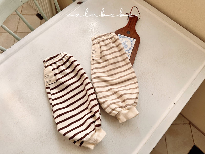 Valu Bebe - Korean Baby Fashion - #babywear - Cozy Stripe Pants - 10