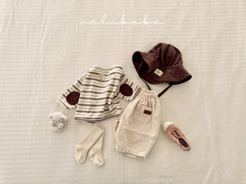 Valu Bebe - Korean Baby Fashion - #babyoutfit - All Day Round Patch Tee - 4