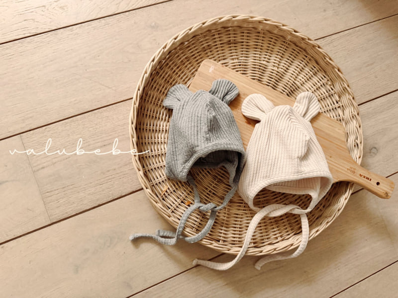 Valu Bebe - Korean Baby Fashion - #babywear - Waffle Bear Bonnet Hat - 5