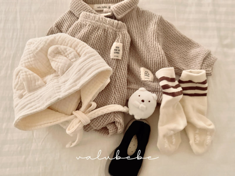 Valu Bebe - Korean Baby Fashion - #onlinebabyboutique - Dalkong Knit Collar Tee - 11