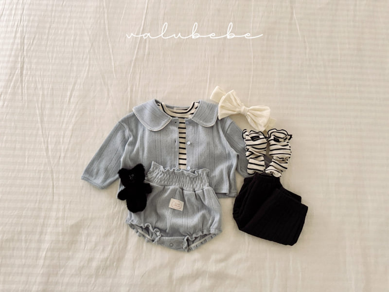 Valu Bebe - Korean Baby Fashion - #onlinebabyboutique - Striped Wave Socks - 7