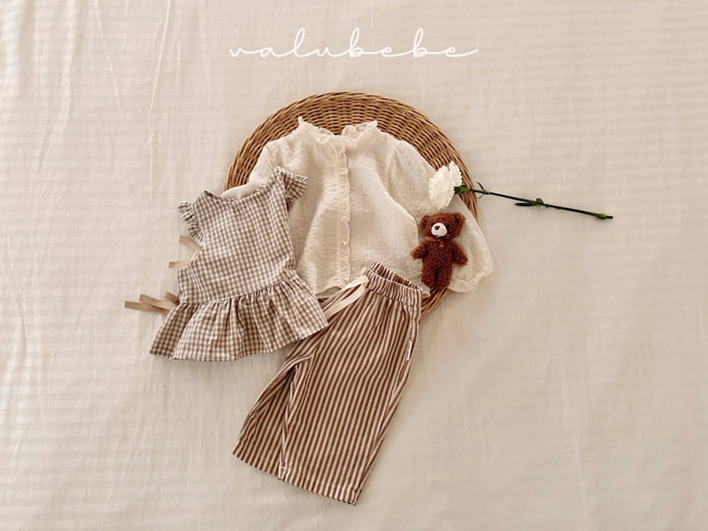 Valu Bebe - Korean Baby Fashion - #onlinebabyboutique - Lena Frill Vest - 6
