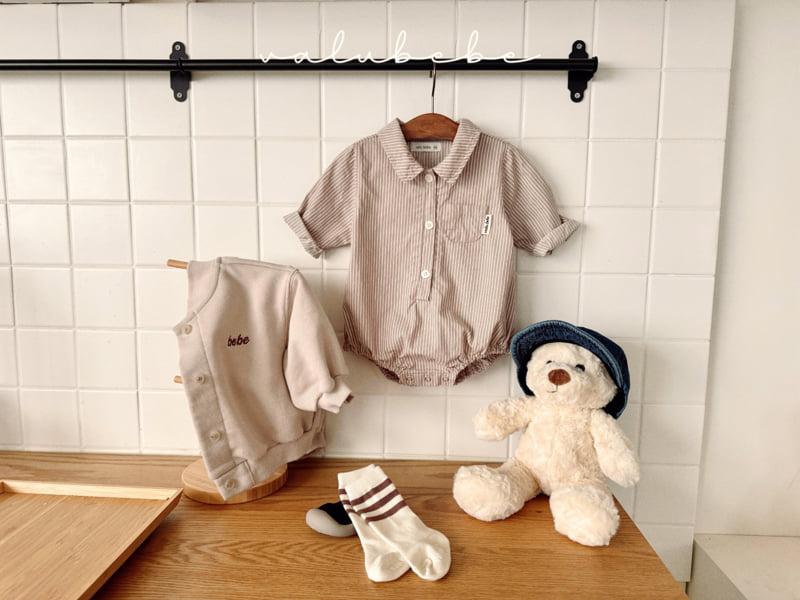Valu Bebe - Korean Baby Fashion - #onlinebabyboutique - Bebe Baseball Jumper - 9