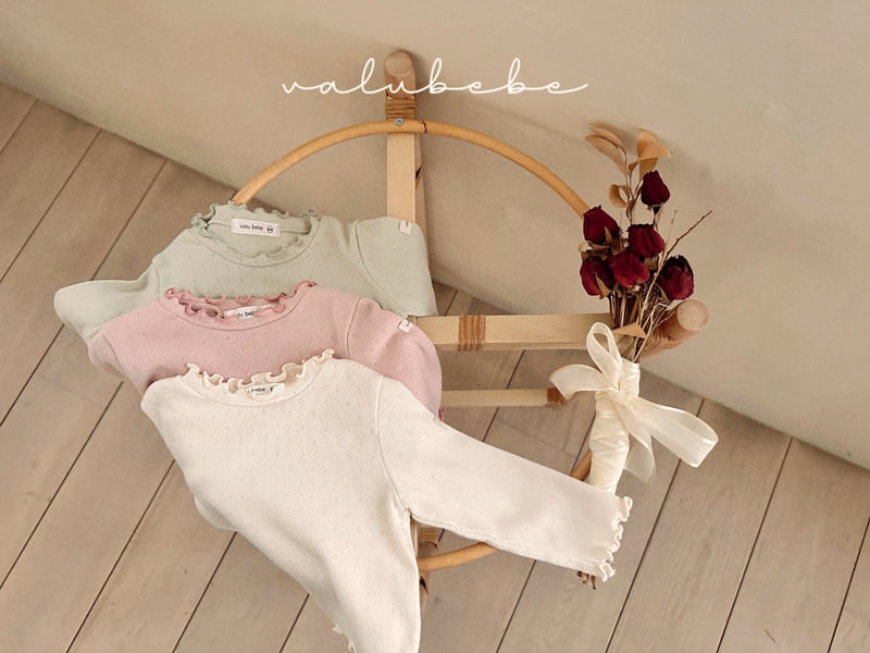 Valu Bebe - Korean Baby Fashion - #onlinebabyboutique - Soft Frill Tee