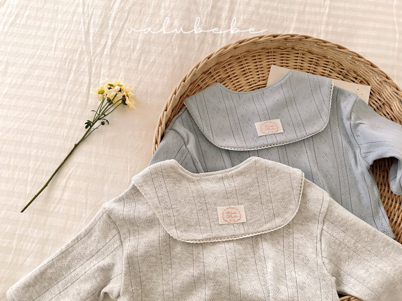 Valu Bebe - Korean Baby Fashion - #onlinebabyboutique - Eyelet Sailor Cardigan - 12