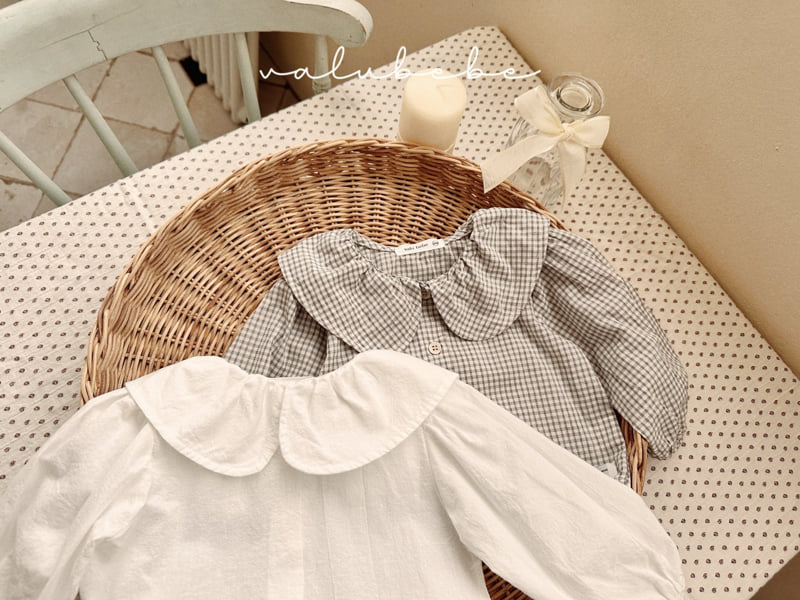 Valu Bebe - Korean Baby Fashion - #onlinebabyboutique - Annie Big Collar Blouse - 8