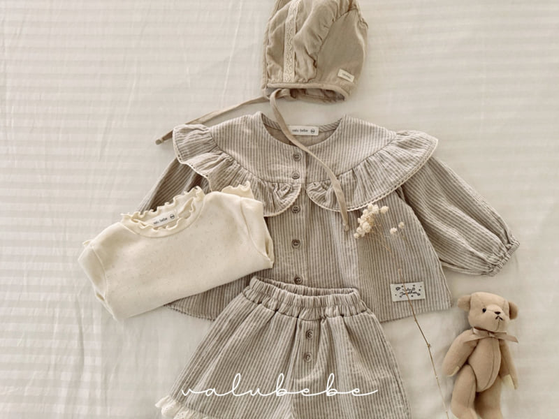 Valu Bebe - Korean Baby Fashion - #onlinebabyboutique - Classic Yoke Blouse - 12