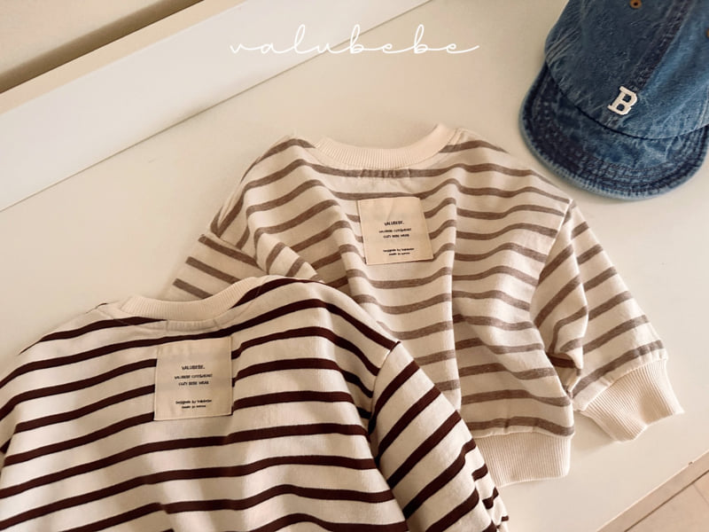 Valu Bebe - Korean Baby Fashion - #onlinebabyboutique - Bunny Stripe Sweatshirt - 10