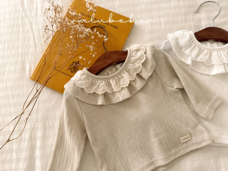 Valu Bebe - Korean Baby Fashion - #onlinebabyboutique - Ive Lace Frill Tee - 7