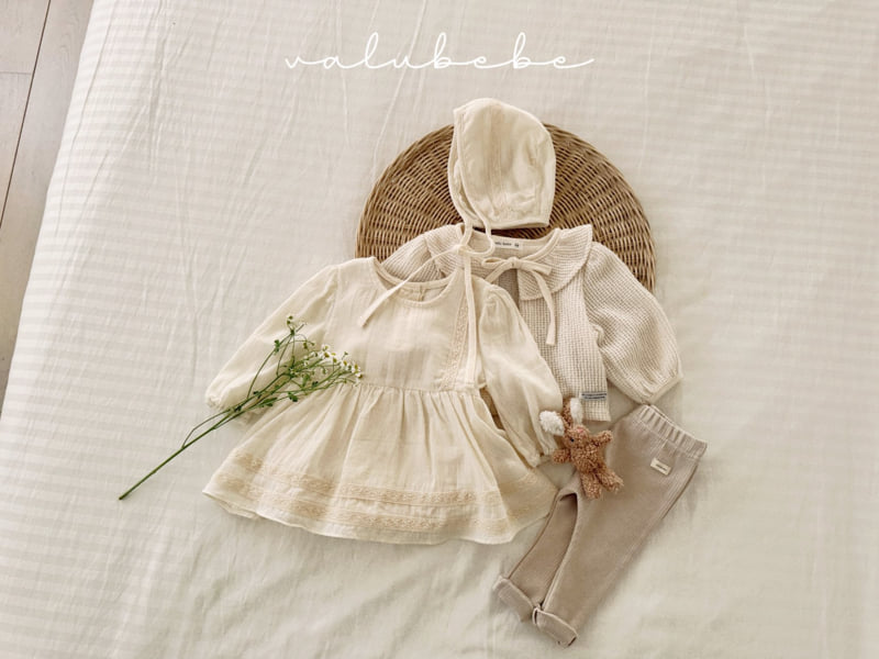 Valu Bebe - Korean Baby Fashion - #onlinebabyboutique - Pintuck One-piece Suit