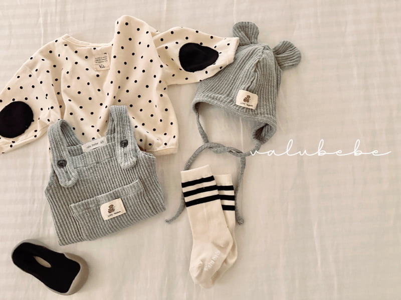 Valu Bebe - Korean Baby Fashion - #onlinebabyboutique - Waffle Bear Bonnet Hat - 6