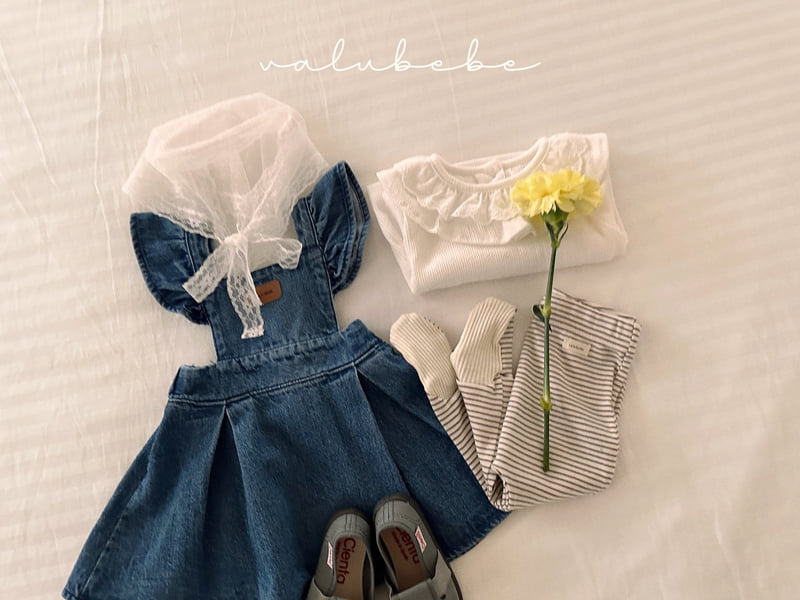 Valu Bebe - Korean Baby Fashion - #onlinebabyshop - Ive Lace Frill Tee - 8