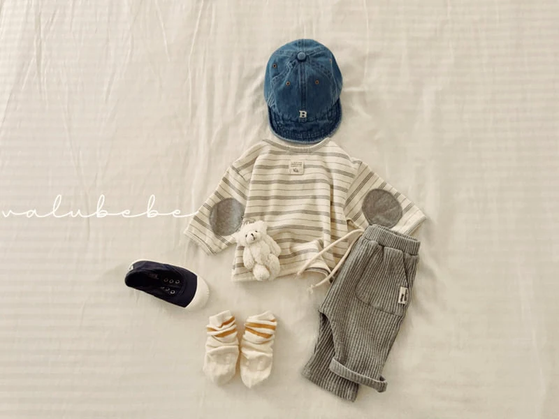 Valu Bebe - Korean Baby Fashion - #onlinebabyshop - All Day Round Patch Tee - 6