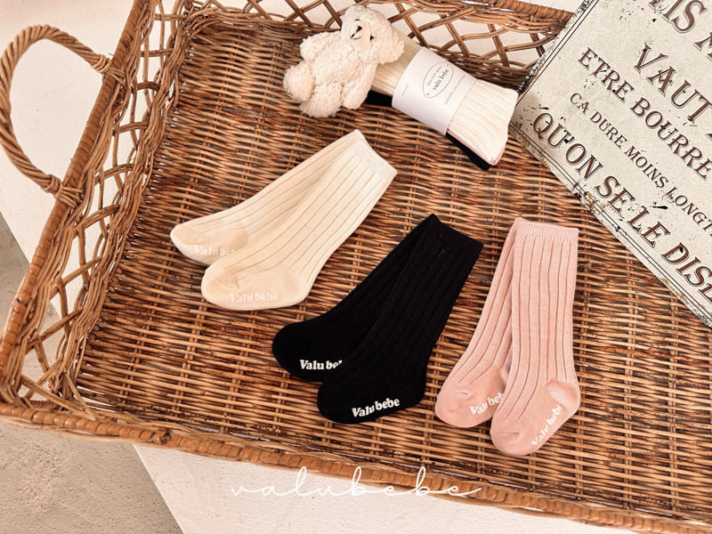 Valu Bebe - Korean Baby Fashion - #smilingbaby - Daily Ribbed Socks 2 - 5