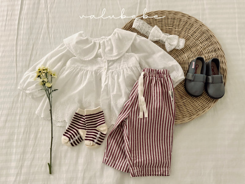 Valu Bebe - Korean Baby Fashion - #smilingbaby - Annie Big Collar Blouse - 10