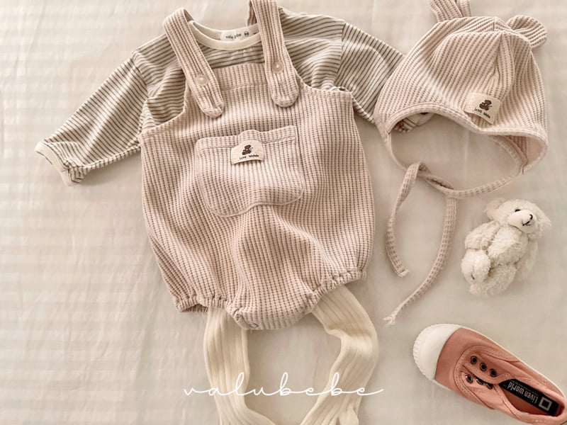 Valu Bebe - Korean Baby Fashion - #smilingbaby - Waffle Overalls Suit - 9