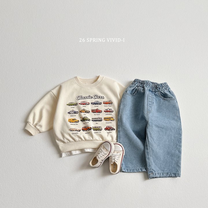 Vivid I - Korean Children Fashion - #Kfashion4kids - Mini Car Sweatshirt - 6