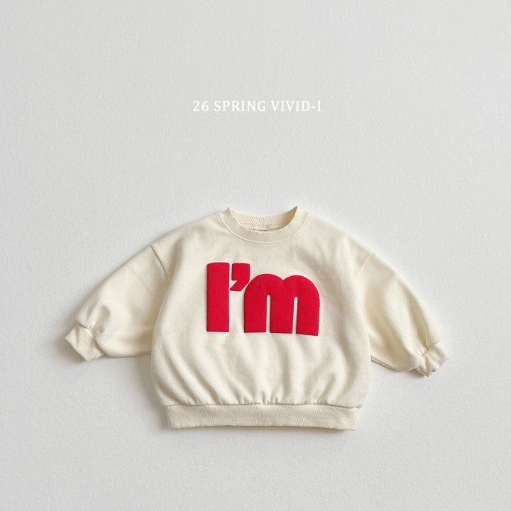 Vivid I - Korean Children Fashion - #Kfashion4kids - I Am 3D Sweatshirt - 3