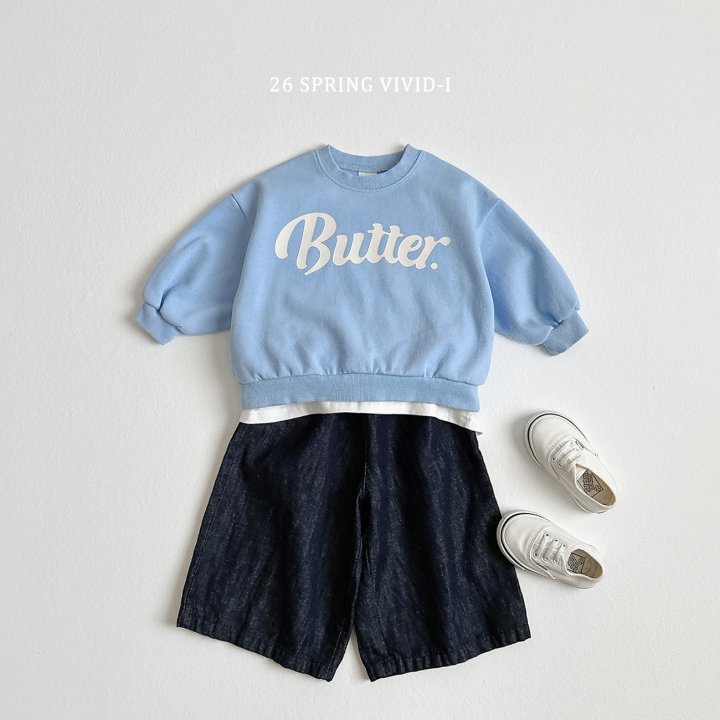 Vivid I - Korean Children Fashion - #Kfashion4kids - 9-Length Linen Denim Pants - 8