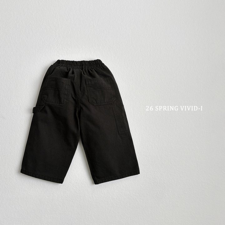 Vivid I - Korean Children Fashion - #Kfashion4kids - Cotton Carpenter Pants - 5
