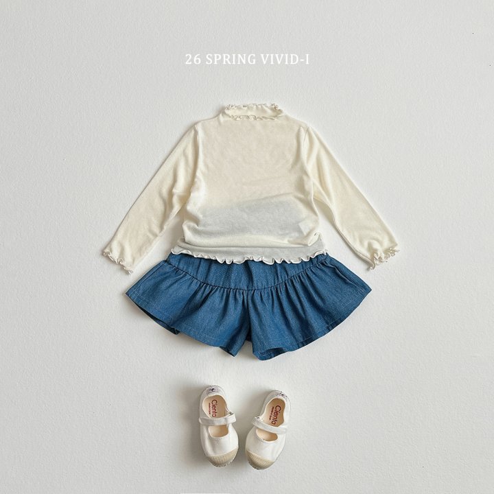 Vivid I - Korean Children Fashion - #Kfashion4kids - Frill Skort - 11