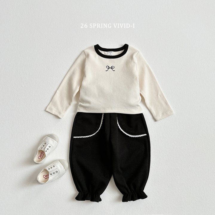 Vivid I - Korean Children Fashion - #Kfashion4kids - Frill Lace Jogger Pants - 9