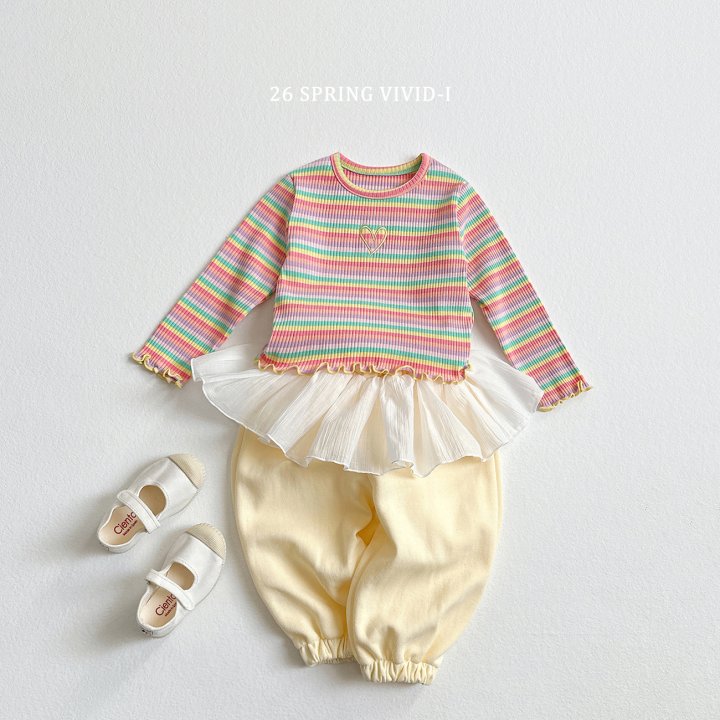 Vivid I - Korean Children Fashion - #Kfashion4kids - Ballet Frill Jogger Pants - 8