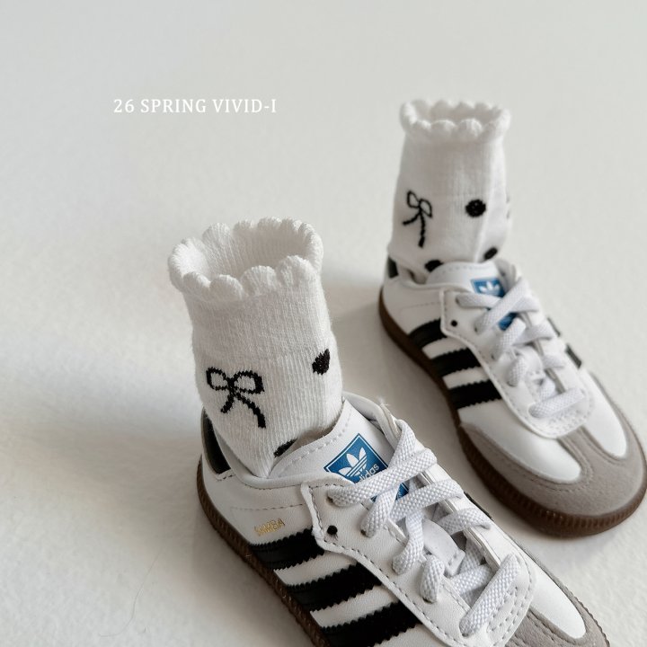Vivid I - Korean Children Fashion - #Kfashion4kids - Ribbon Dot Socks - 9