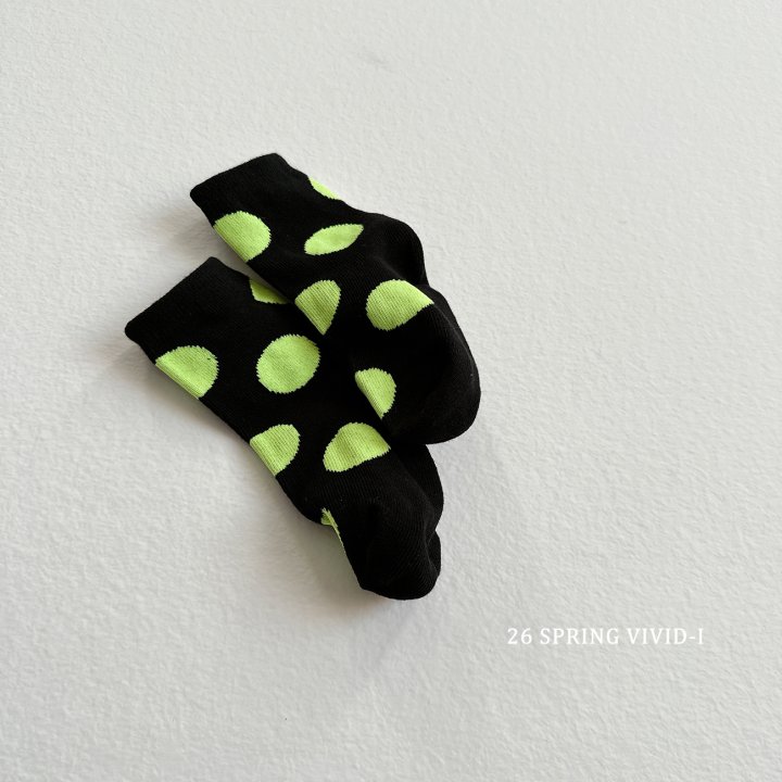 Vivid I - Korean Children Fashion - #Kfashion4kids - Color Polka Dot Socks - 8