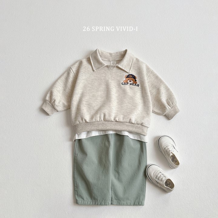 Vivid I - Korean Children Fashion - #Kfashion4kids - Bear Cap Collar Set - 7