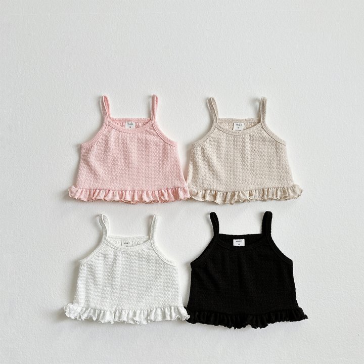 Vivid I - Korean Children Fashion - #Kfashion4kids - Frill Knit Bustier