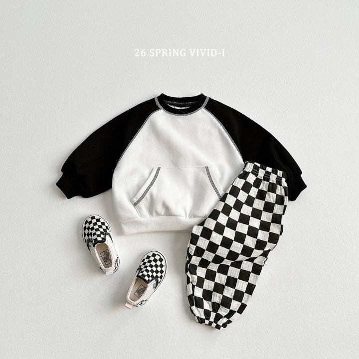 Vivid I - Korean Children Fashion - #childofig - Kangaroo Raglan Sweatshirt - 6