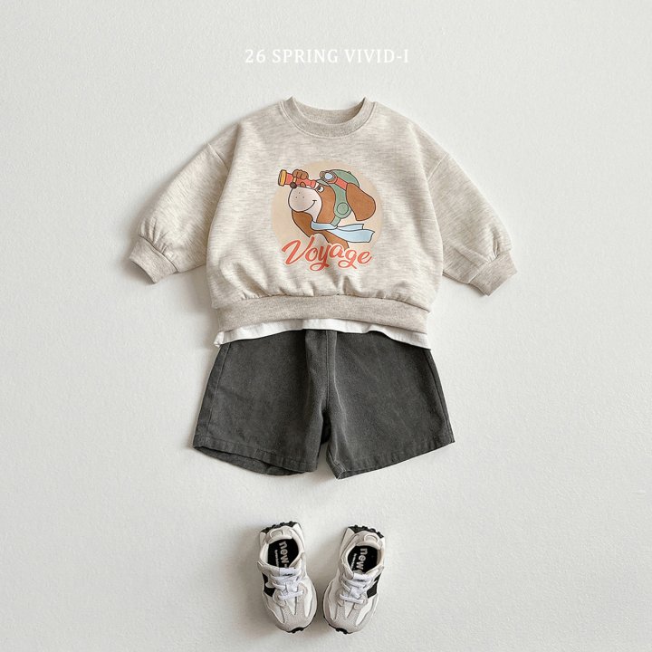 Vivid I - Korean Children Fashion - #childofig - Vintage Dog Sweatshirt - 8