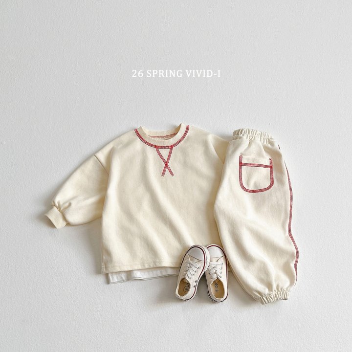 Vivid I - Korean Children Fashion - #childofig - X Guy Rib Sweatshirt - 6