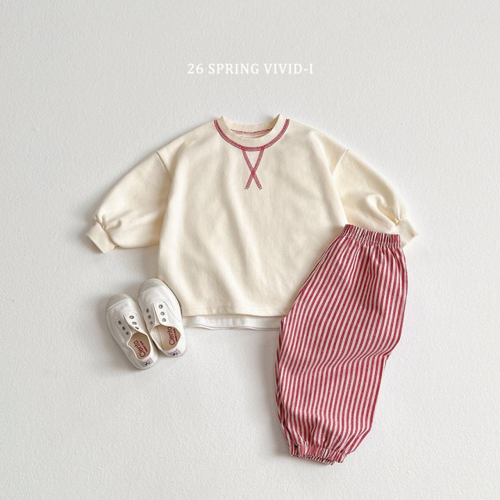 Vivid I - Korean Children Fashion - #childofig - X Guy Rib Sweatshirt - 7