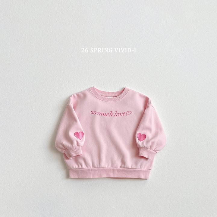 Vivid I - Korean Children Fashion - #childofig - Sleeve Heart Sweatshirt - 3