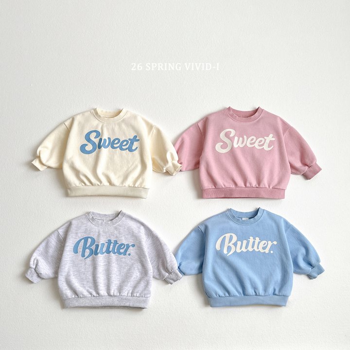 Vivid I - Korean Children Fashion - #childofig - Sweet Butter Sweatshirt