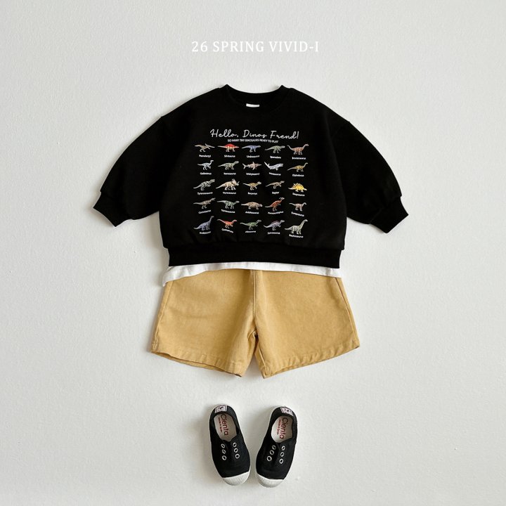 Vivid I - Korean Children Fashion - #childofig - Tiny Dino Sweatshirt - 5