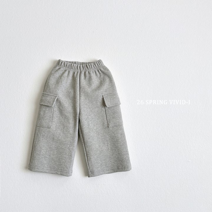 Vivid I - Korean Children Fashion - #stylishchildhood - Cargo Wide Pants - 4
