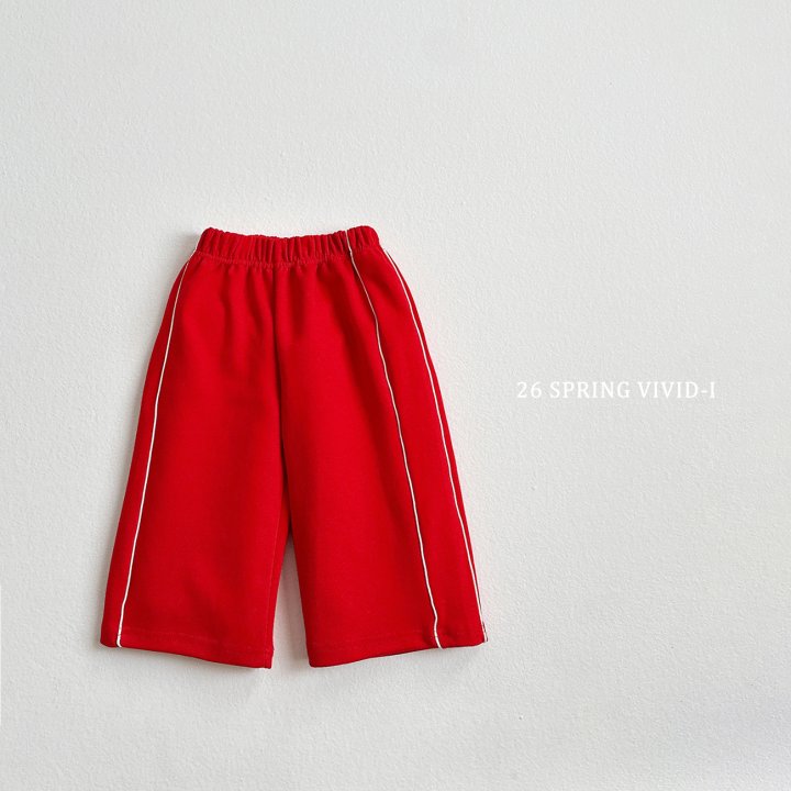 Vivid I - Korean Children Fashion - #childofig - Double Line Pants - 3