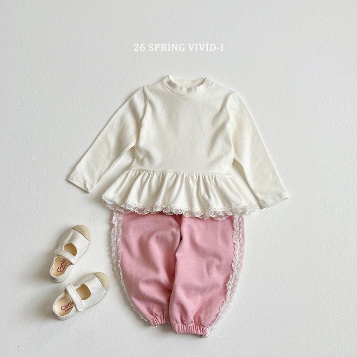 Vivid I - Korean Children Fashion - #childofig - Side Lace Pants - 9