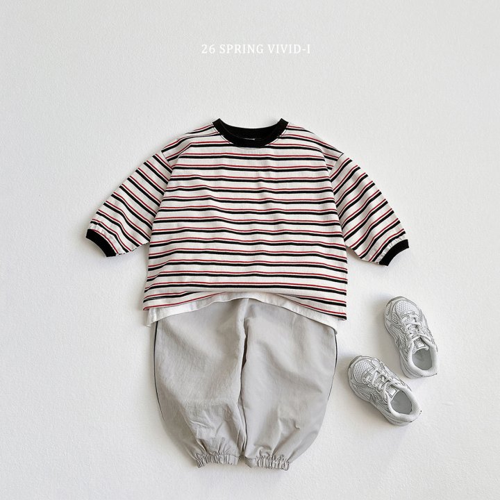 Vivid I - Korean Children Fashion - #childofig - Label Nylon Jogger Pants - 8