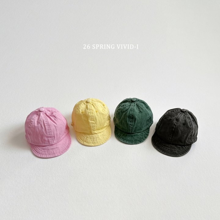 Vivid I - Korean Children Fashion - #childofig - Cotton Basic Cap